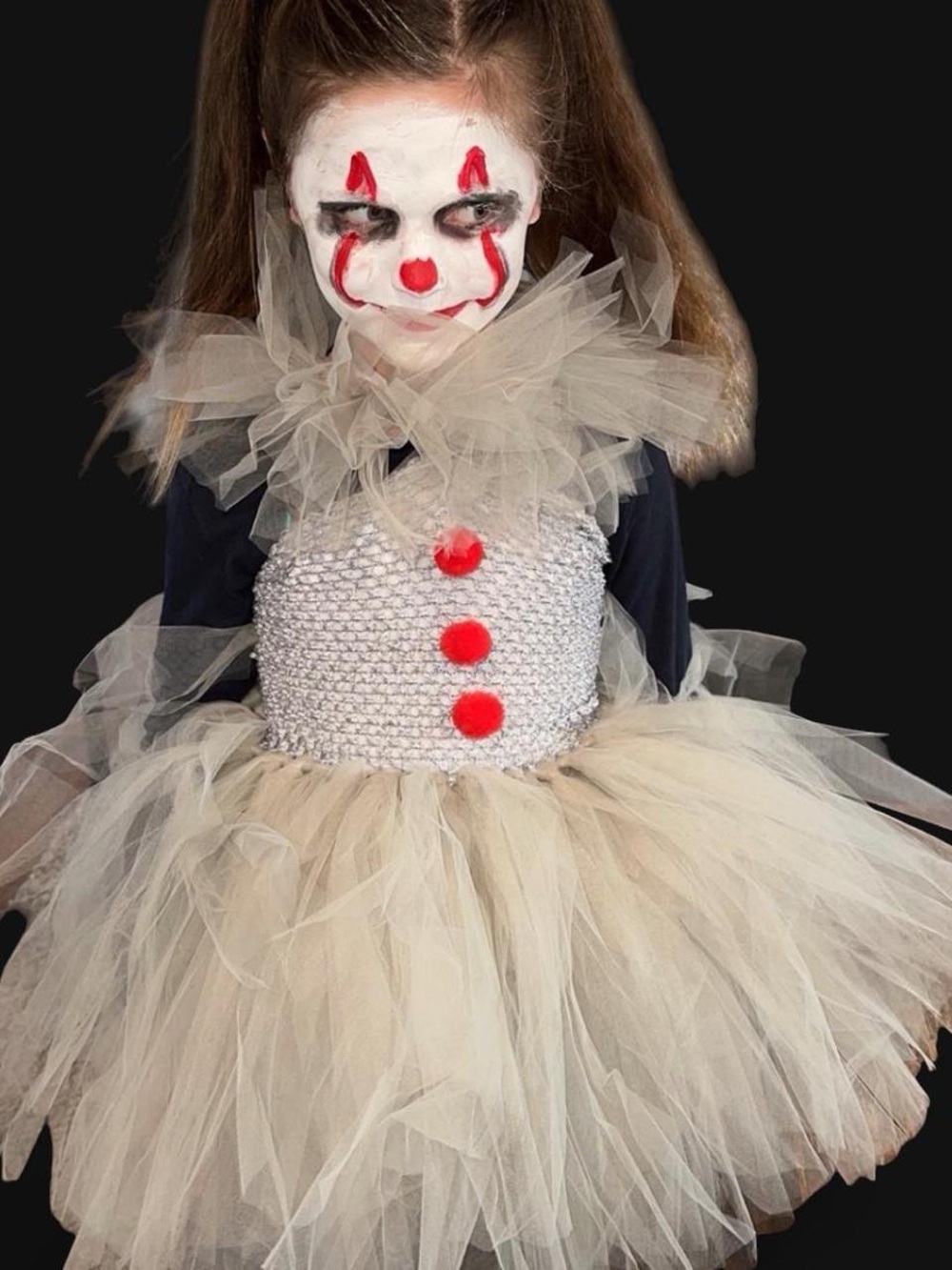 Pennywise IT Inspired Girls Tutu Halloween Costume Size 8/9 Etsy Handmade